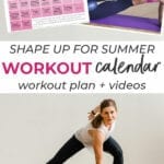 Workout Schedule and workout calendar | advanced