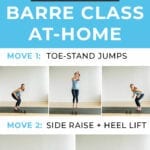 Barre Class at home | barless barre | barre fitness