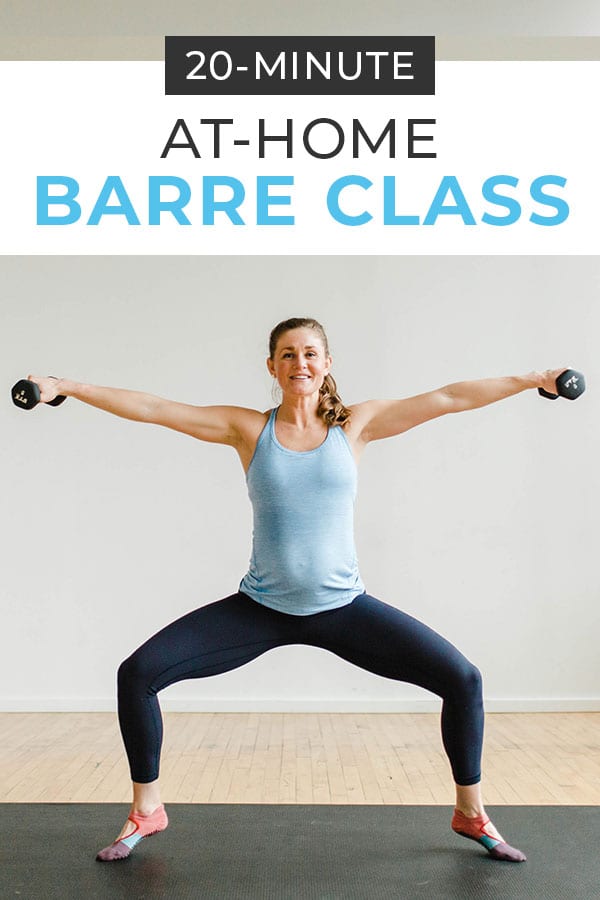 20Minute Barre Class At Home (Video) Nourish Move Love