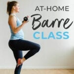 at home barre class | barre workout