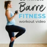 Barre fitness workout video | barre class