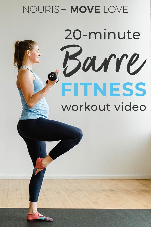 barre class workout video