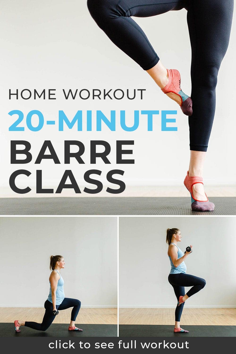20Minute Barre Class At Home (Video) Nourish Move Love