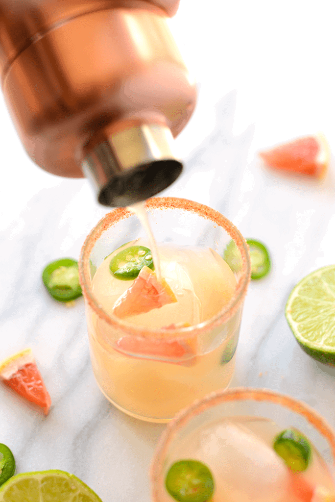 Spicy Grapefruit Margaritas | Mocktail Recipes