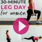 workout video | workouts for women | leg workouts for women