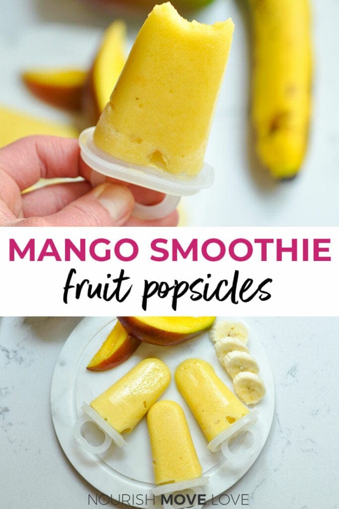 mango smoothie | fruit popsicles 