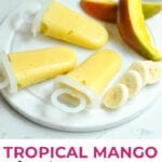 mango popsicles | fruit popsicles