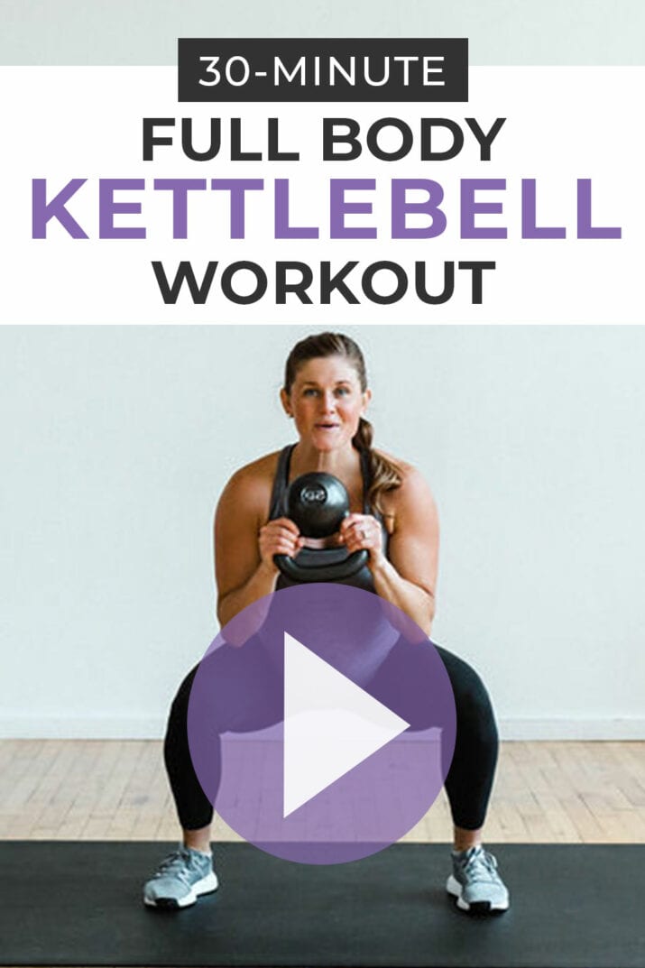 30Minute AMRAP Full Body Kettlebell Workout Nourish