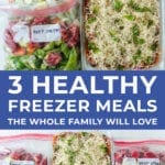 Easy Freezer Meals | freezer meal ideas