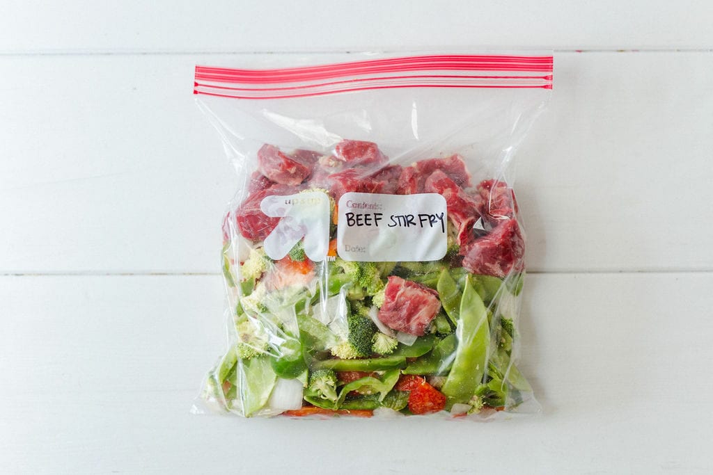 Beef Stir Fry Freezer Meal 