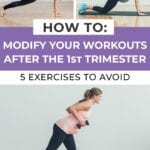 How to modify your workouts for pregnancy