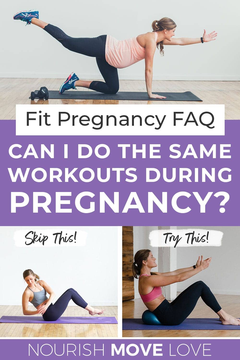 5 Exercises To Avoid During Pregnancy | Nourish Move Love