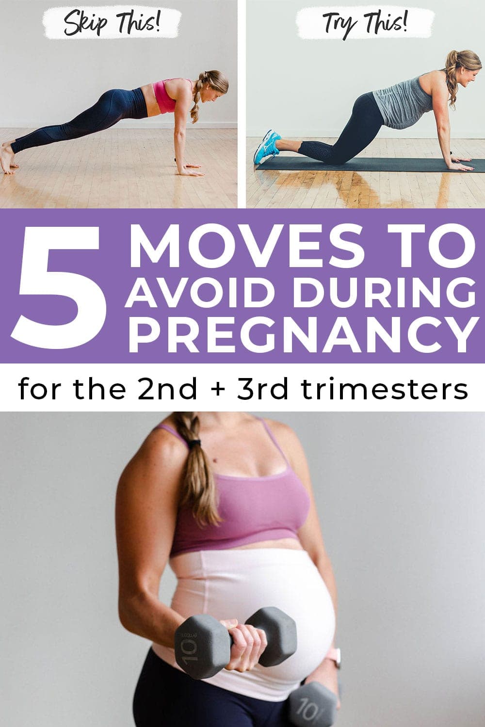 5 Exercises To Avoid During Pregnancy | Nourish Move Love