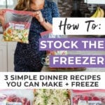 3 Freezer Meals to Make Before Baby