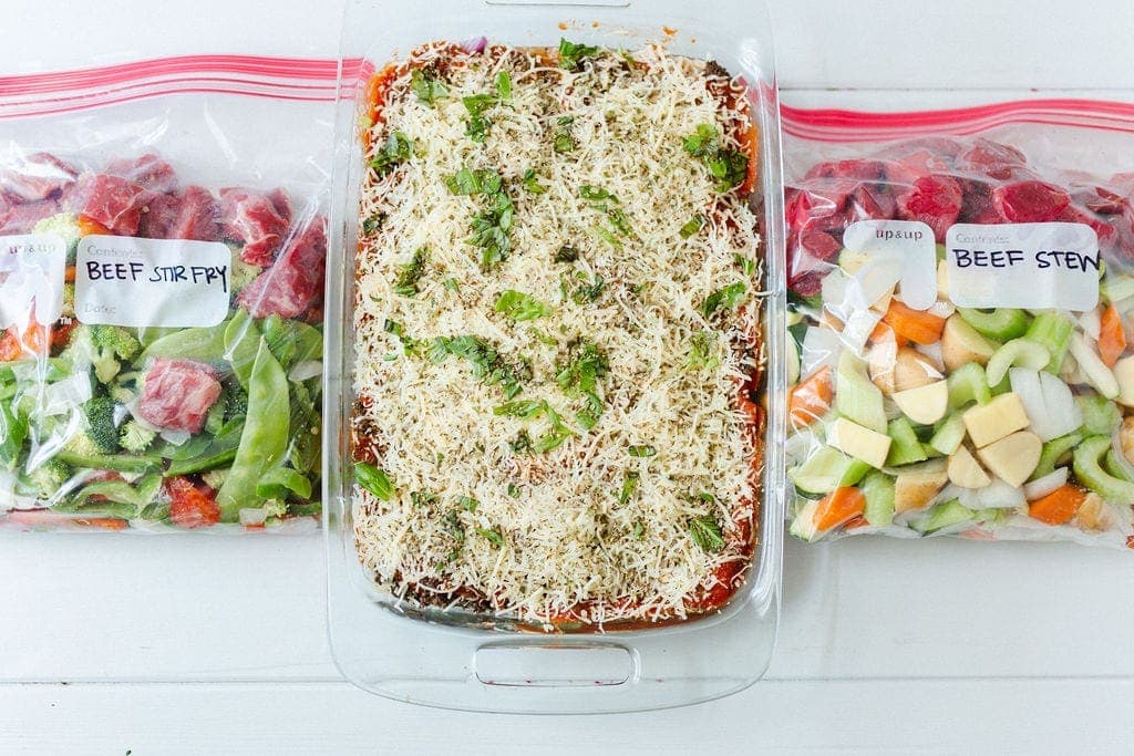 Freezer Meals for One or Two - MEAL PREP IDEAS 