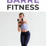 Pin for Pinterest of power barre workout at home