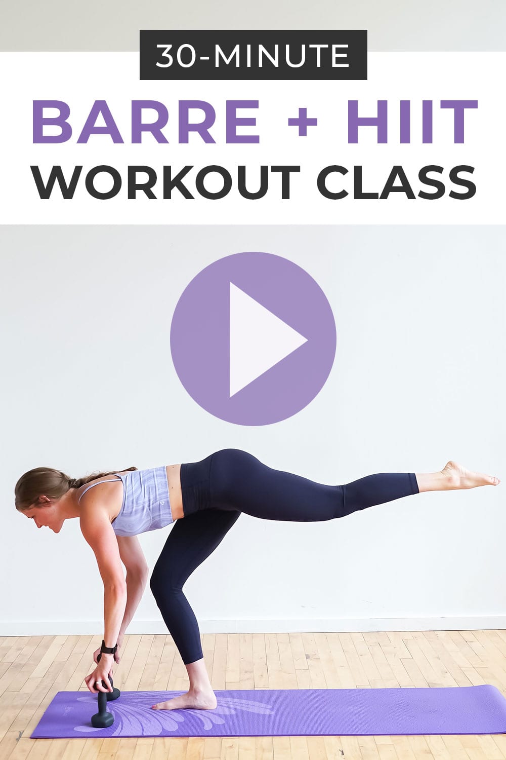 Barre Fitness 30Minute Power Barre (Video) Nourish Move Love