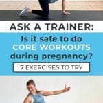 pregnancy core workout