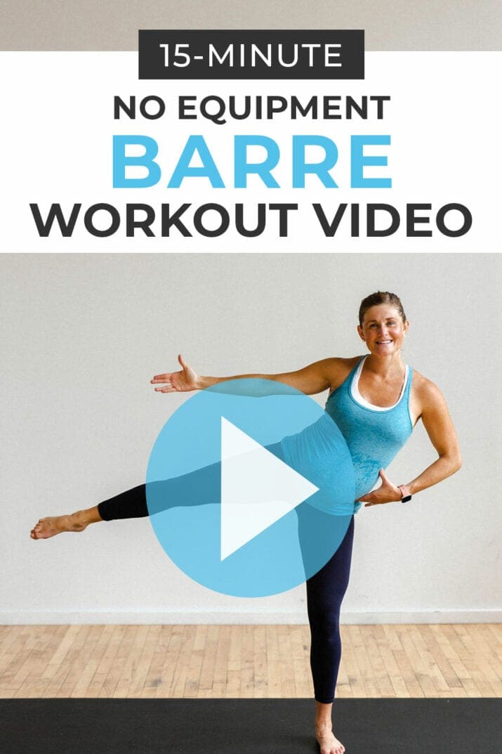 15 Minute Low Impact Cardio Barre Workout Nourish Move Love