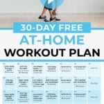 Free 30-Day Home Workout Plan (PDF + Videos) | Nourish Move Love