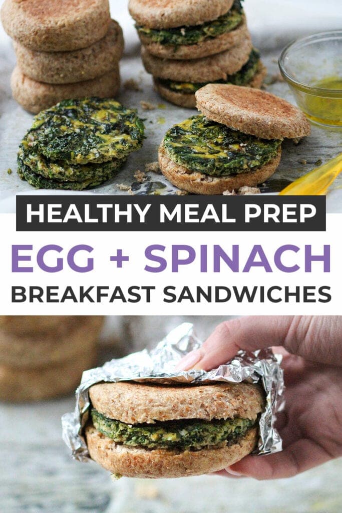 The BEST way to meal prep eggs for breakfast sandwiches 👇🏼 In a