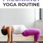 Prenatal Yoga Flow pin for pinterest