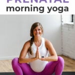 Prenatal Yoga Flow pin for pinterest