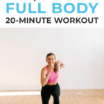 Pin for Pinterest of the best full body workout in 20 minutes