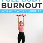 Pin for Pinterest of the best full body workout in 20 minutes