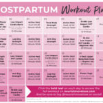 Postpartum Workout Plan (Free PDF)