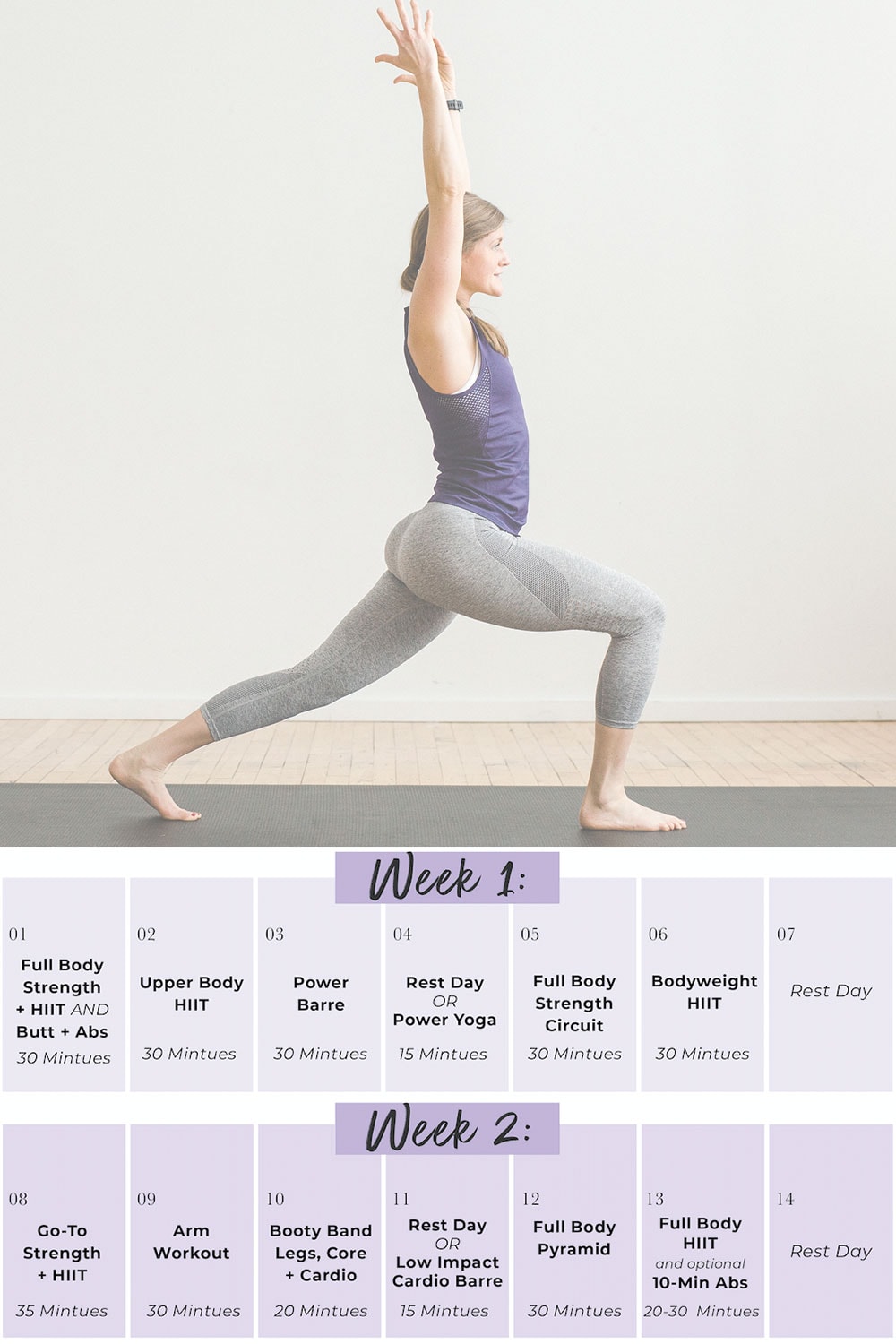 14Day Workout Challenge + Full Body Workout Plan