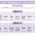 14 Day Challenge | Calendar Graphic