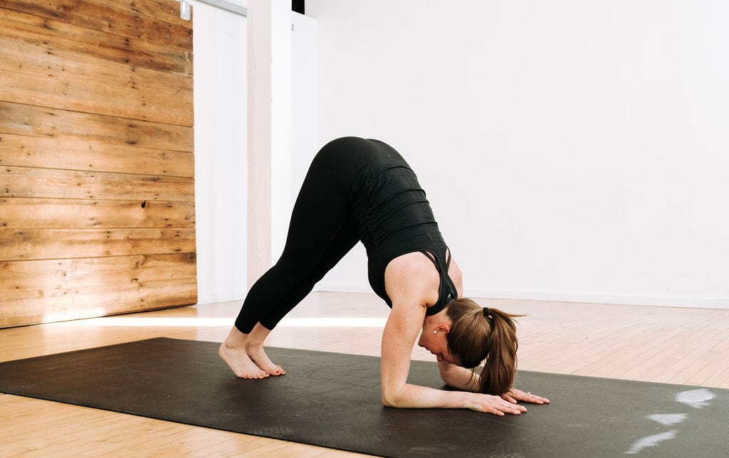 woman performing a pike lower abs exercises for women