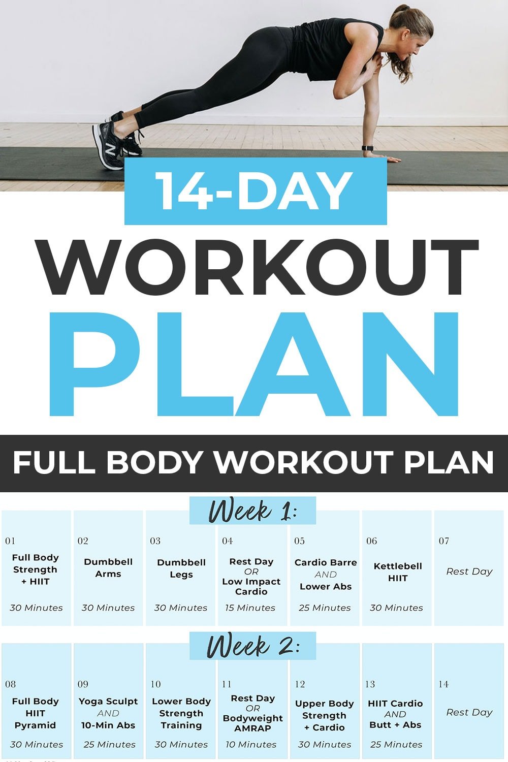 14 Day Challenge + 2 Week Workout Plan Nourish Move Love