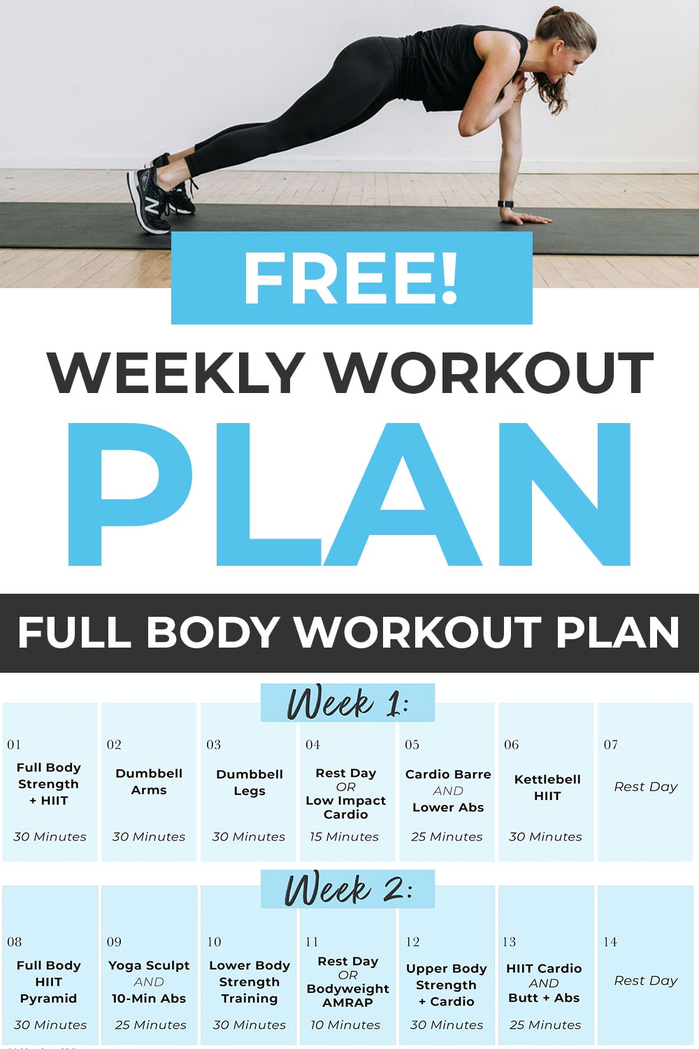 14 Day Challenge + 2 Week Workout Plan Nourish Move Love