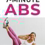 Pin for Pinterest of intense ab workout for women