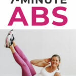 Pin for Pinterest of intense ab workout for women