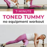 Pin for Pinterest of intense ab workout for women