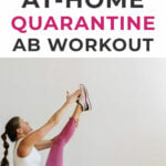 Pin for Pinterest of intense ab workout for women