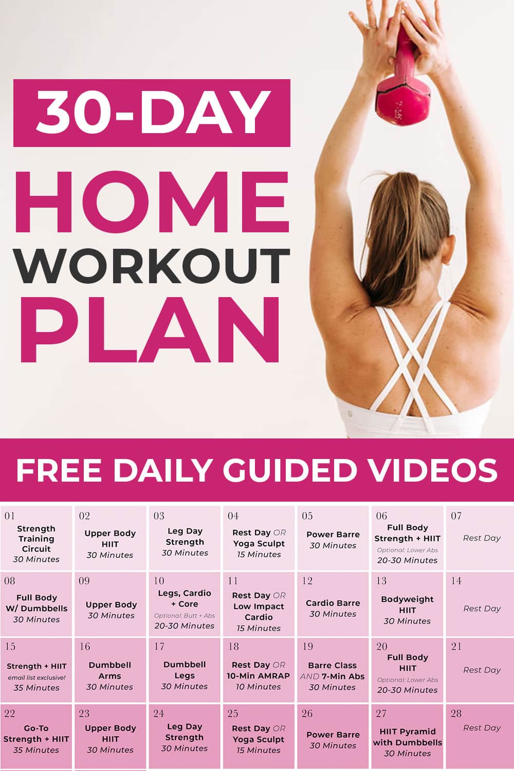 6 Day 30 30 Workout for Weight Loss