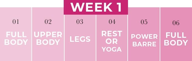 Home Workout Plan Week 1