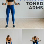 Pin for Pinterest - best upper body exercises for women