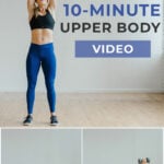 Pin for Pinterest - best upper body exercises for women