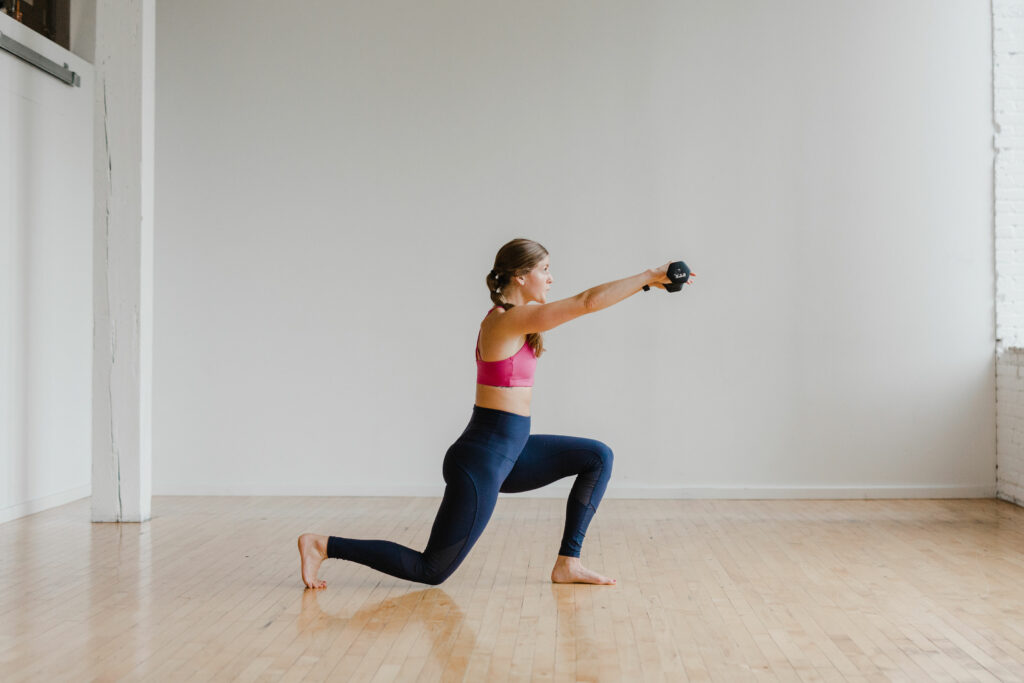 cardio barre lunges