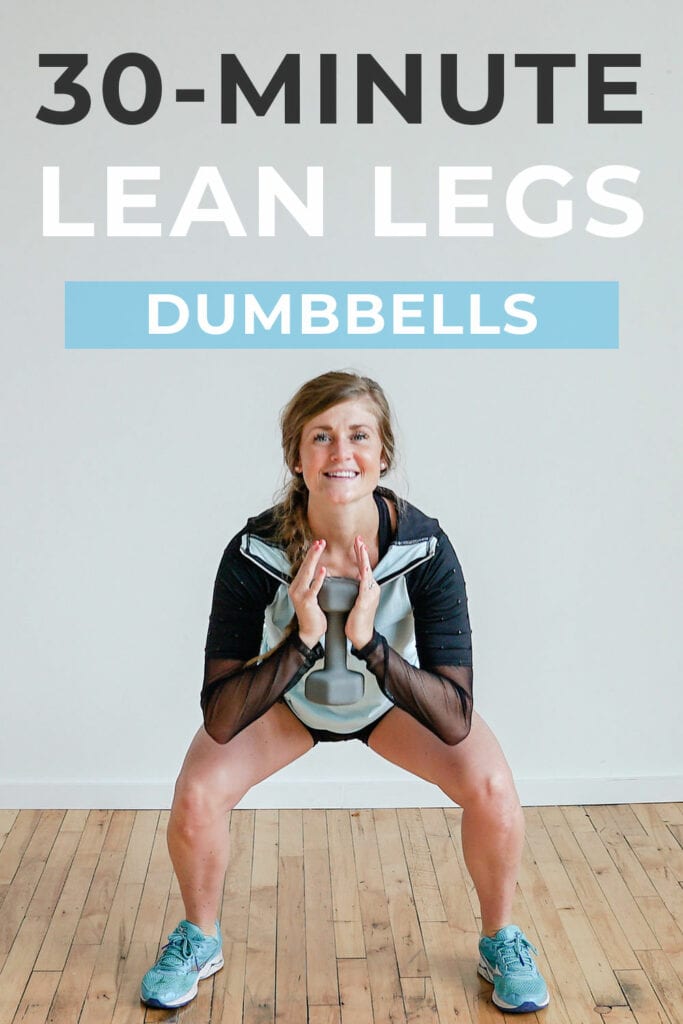 30-Minute Lower Body Dumbbell Workout for lean legs