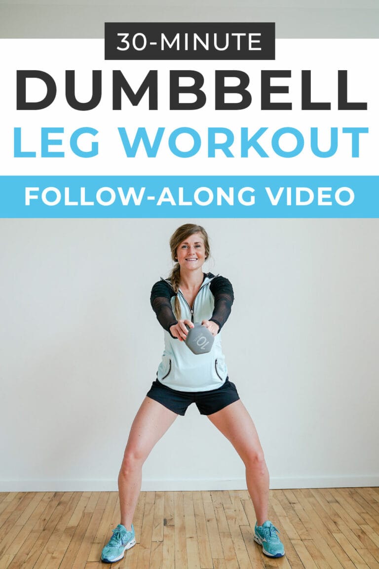 30-Minute Lower Body Dumbbell Workout (Video) | Nourish Move Love