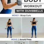 Pin for Pinterest - best upper body exercises for women