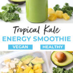 Kale Pineapple Smoothie | Green Energy Smoothie