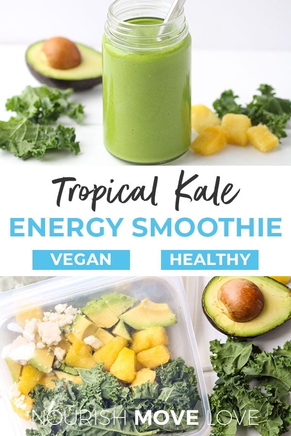 Kale Pineapple Energy Smoothie Recipe