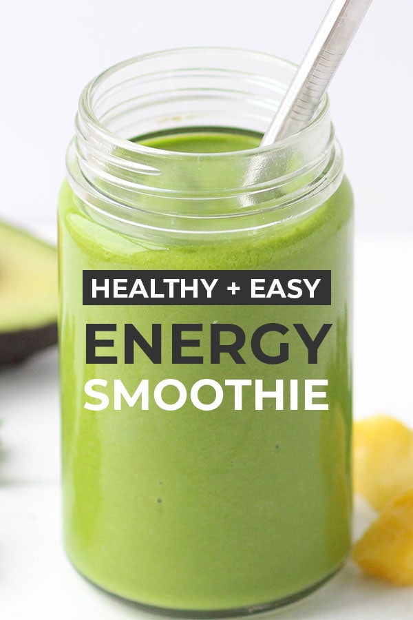 Kale Pineapple Energy Smoothie Recipe Nourish Move Love